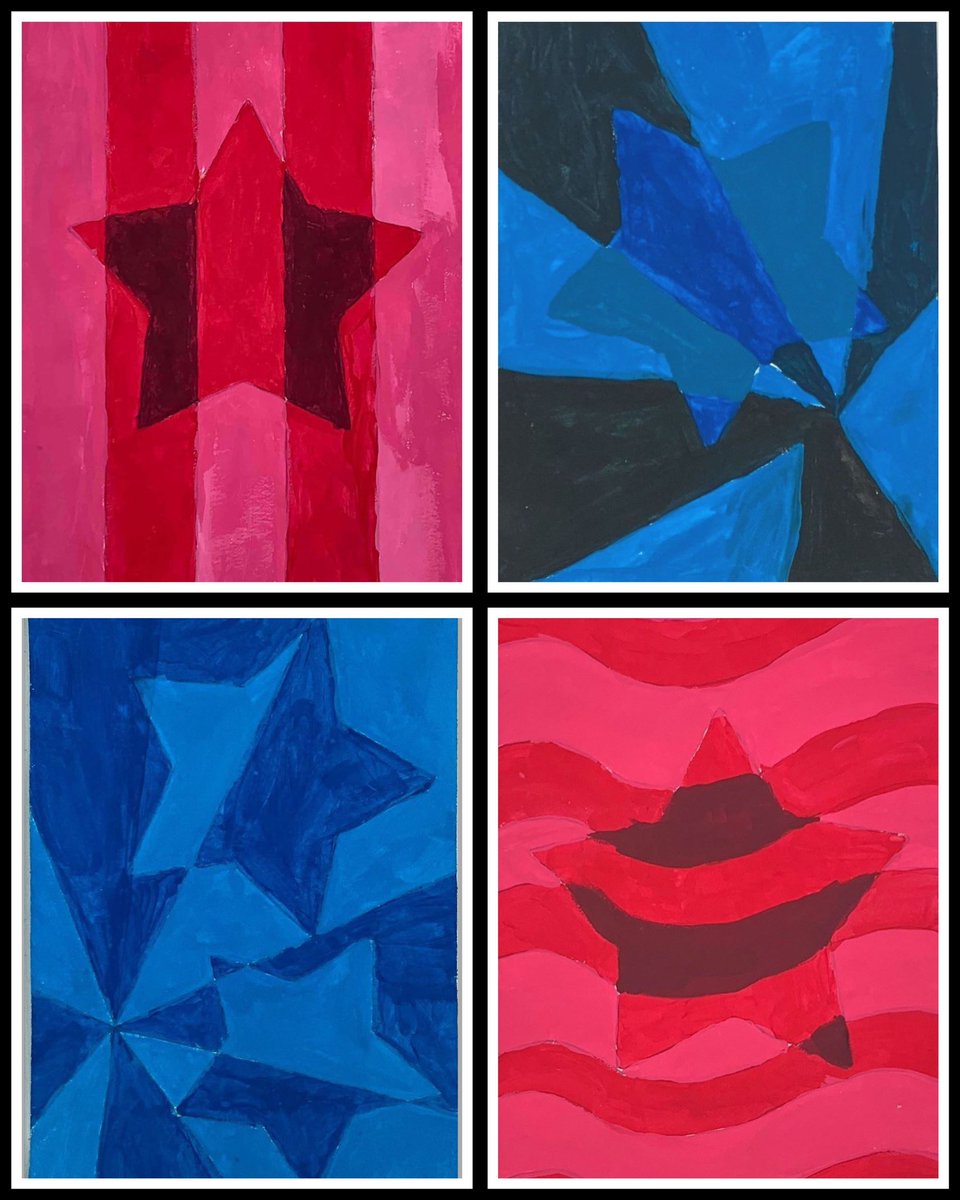 Today we honor the bravery, sacrifice, and dedication of our Nations Veterans. Cullen ES would like to thank you for your service! To honor Veterans 5th grade created value op art stars. Display is up in the front hall #VeteransDay2024 <a href="/HaysFineArts/">Hays CISD Fine Arts</a> <a href="/HaysCISD/">Hays CISD</a>