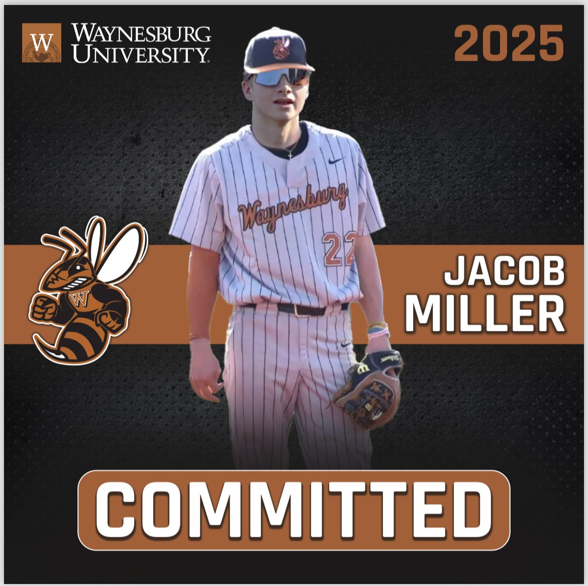It’s a privilege to announce my commitment to Waynesburg University to continue my academic and athletic career. I would like thank God, my coaches , teammates and my family for guiding me along the way.  Thank you Coach Impellitierre for giving me this amazing opportunity. Go