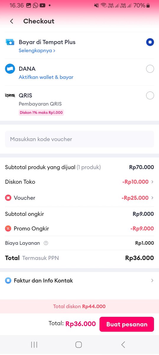 Sabilsanandaa's tweet photo. Mumpung 11 11 banyak diskon nih co khaf buy 1 get 1 free https://t.co/cGYGtFjGAy #Lazada1111TH https://t.co/grMq0iYJEH