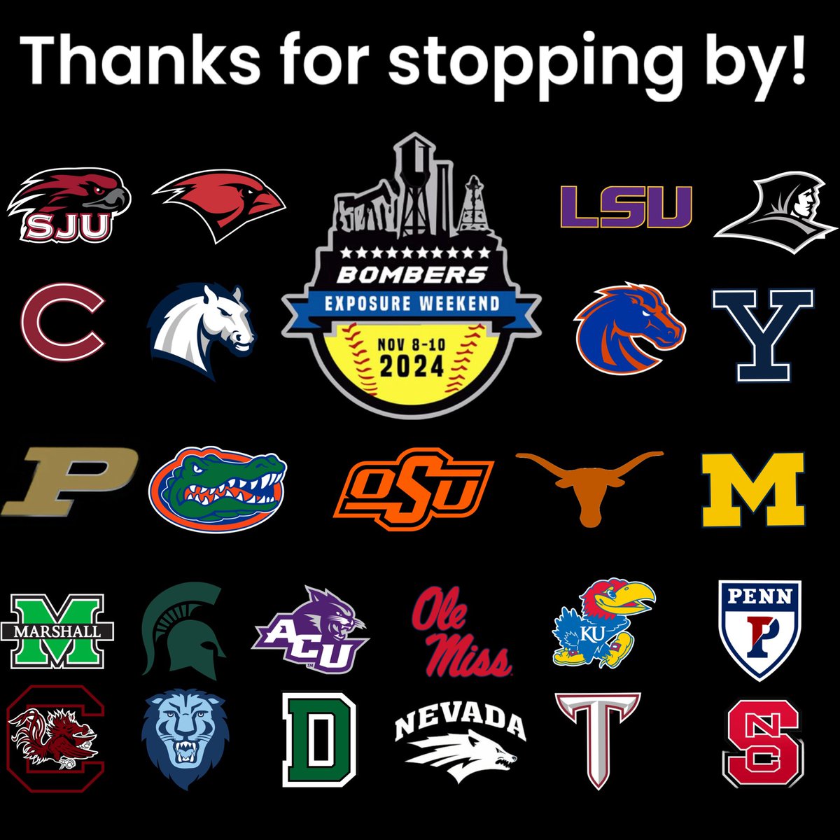 A huge THANK YOU to all the coaches that came out to see these girls go 4-1 against some of the best talent out there - and those coaches that stayed for 2,3 &amp; 4 games we see you !!!