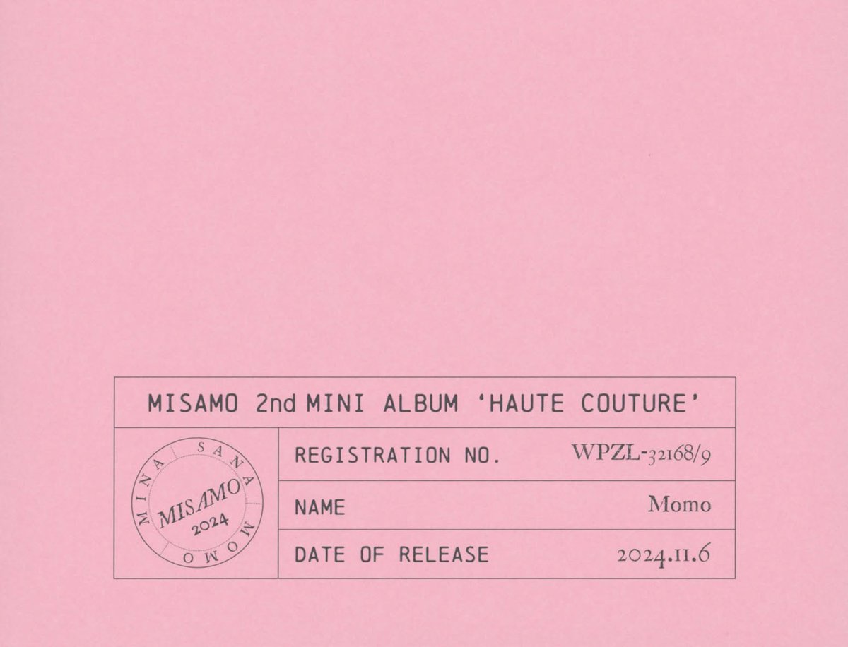 njmsjmdct2's tweet photo. [SCAN] MISAMO JAPAN 2nd mini album "HAUTE COUTURE" - First Press Limited Deluxe Edition

Handwritten message cards - Momo

#MISAMO #HAUTECOUTURE
#MISAMO_HAUTECOUTURE
#모모 #モモ #もも #MOMO https://t.co/IR2NimC1C7