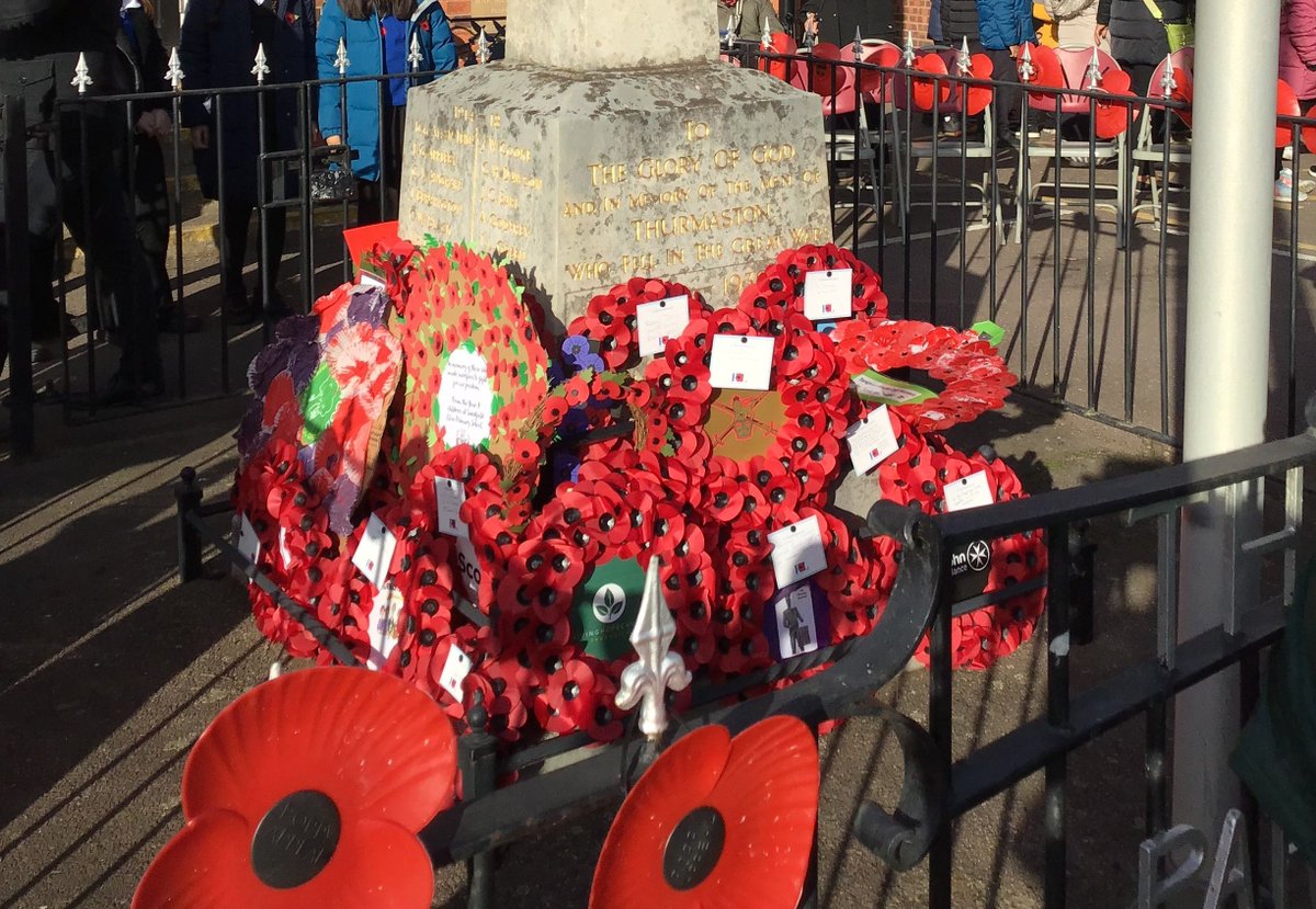 Today we were honoured to join other schools and members of the community for the Remembrance Day Memorial in Thurmaston.