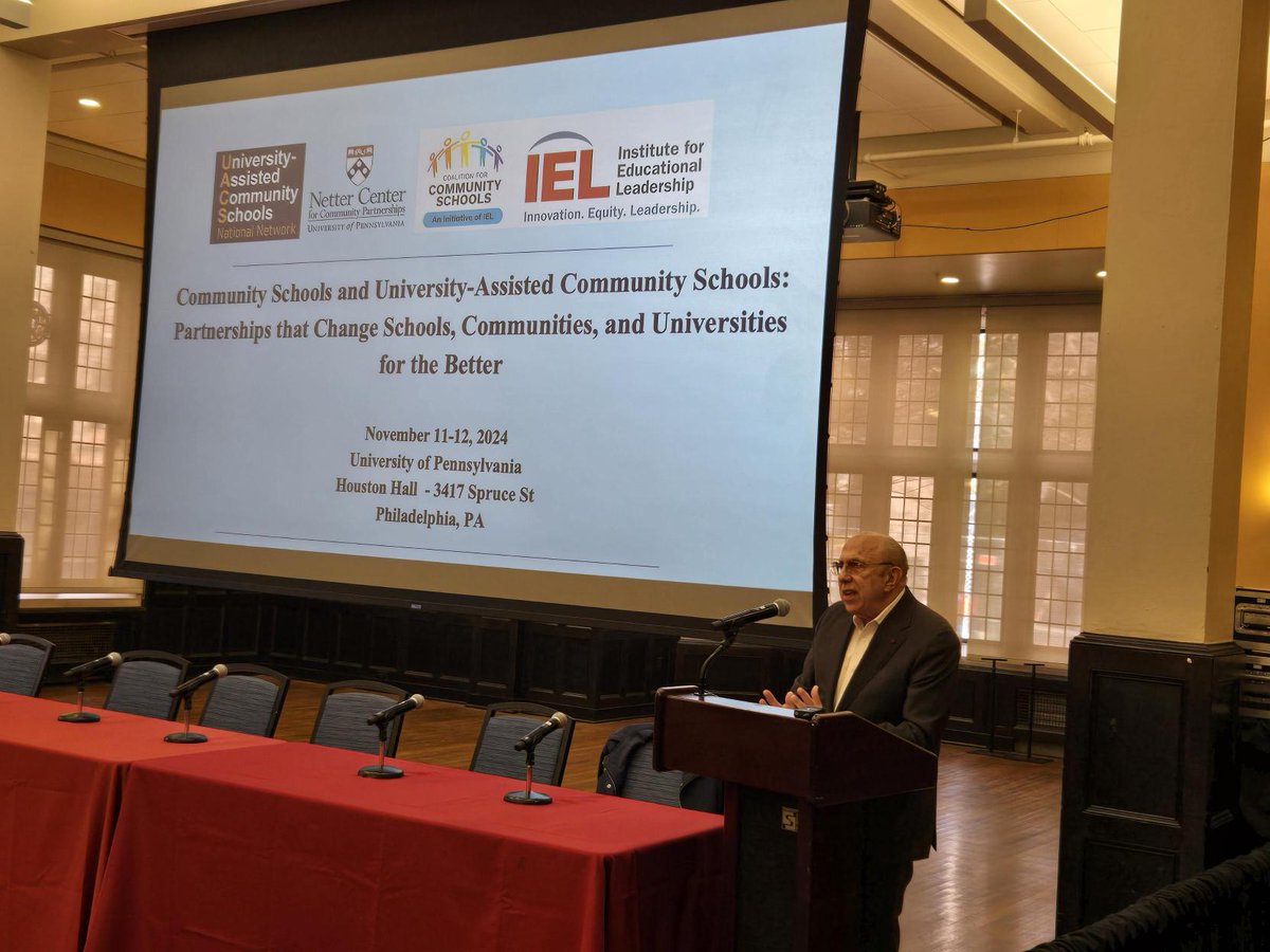 Institute for Educational Leadership (@ielconnects) on Twitter photo Honored to join an amazing group today with our partners at <a href="/TheNetterCenter/">The Netter Center</a> for Community Partnerships for the "Community Schools and University-Assisted Community Schools: Partnerships that Change Schools, Communities, and Universities for the Better" convening!
#CSxUACS Honored to join an amazing group today with our partners at <a href="/TheNetterCenter/">The Netter Center</a> for Community Partnerships for the "Community Schools and University-Assisted Community Schools: Partnerships that Change Schools, Communities, and Universities for the Better" convening!
#CSxUACS