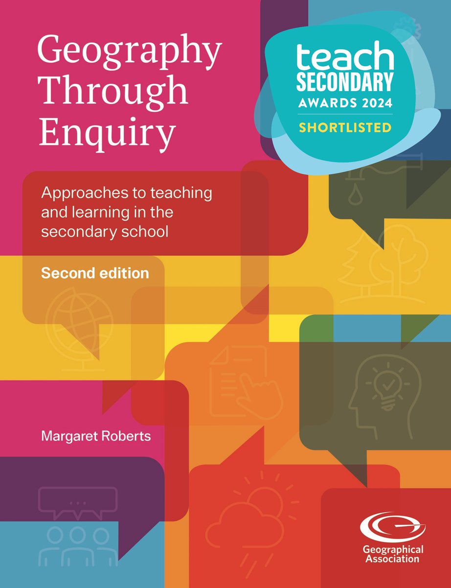 Back again for the book of the week is Geography Through Enquiry by Margaret Roberts.

This book which has been shortlisted for the Teach Secondary awards 2024.

This key text focuses on what learning geography through enquiry can mean in the secondary school classroom.

Link: