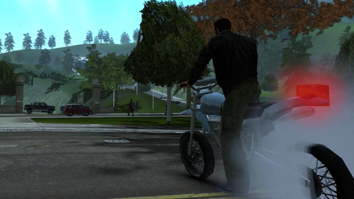 For the first time, motorcycles and bicycles have been brought into the GTA 3 engine.
