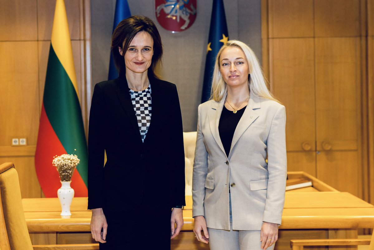 Angelika Melnikova (@mel_angelika) on Twitter photo 🤝 Thank you, Madam Speaker, and <a href="/LRSeimas/">Seimas | #StandWithUkraine</a> for longstanding support of the Democratic Forces of #Belarus and Belarusians in #Lithuania throughout these years. I wish you <a href="/VCmilyte/">Viktorija Cmilyte-Nielsen</a> success in your future endeavors as the head of faction and hope for further cooperation of 🤝 Thank you, Madam Speaker, and <a href="/LRSeimas/">Seimas | #StandWithUkraine</a> for longstanding support of the Democratic Forces of #Belarus and Belarusians in #Lithuania throughout these years. I wish you <a href="/VCmilyte/">Viktorija Cmilyte-Nielsen</a> success in your future endeavors as the head of faction and hope for further cooperation of