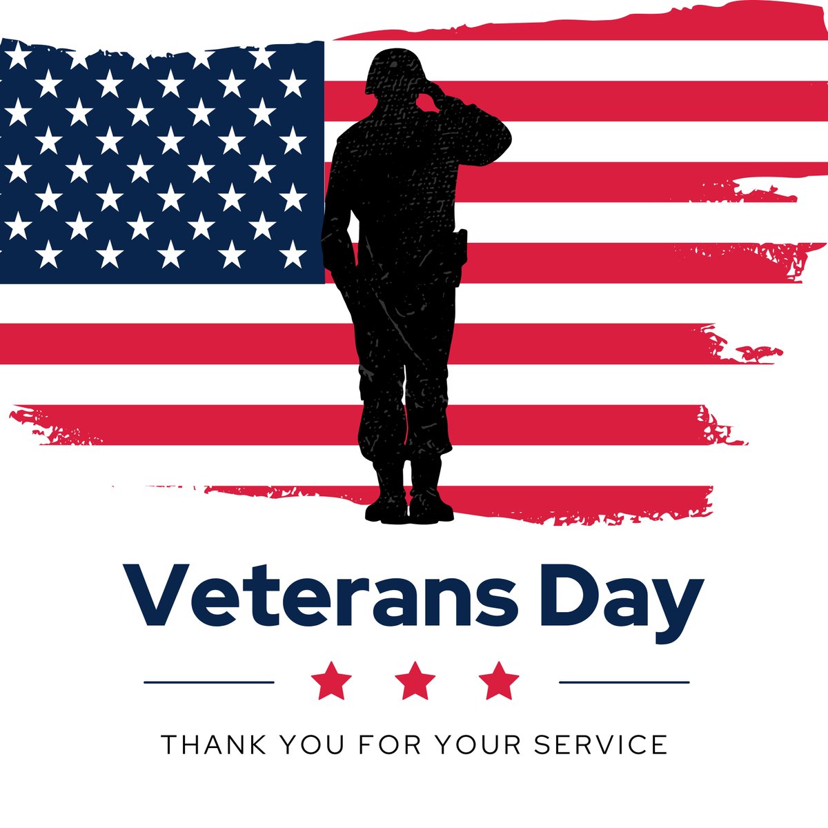 Today, we pause to remember and honor the incredible sacrifices made by our military veterans. Your selfless service and commitment to defending our freedoms will never be forgotten.

#ThankAVeteran #VeteransDay