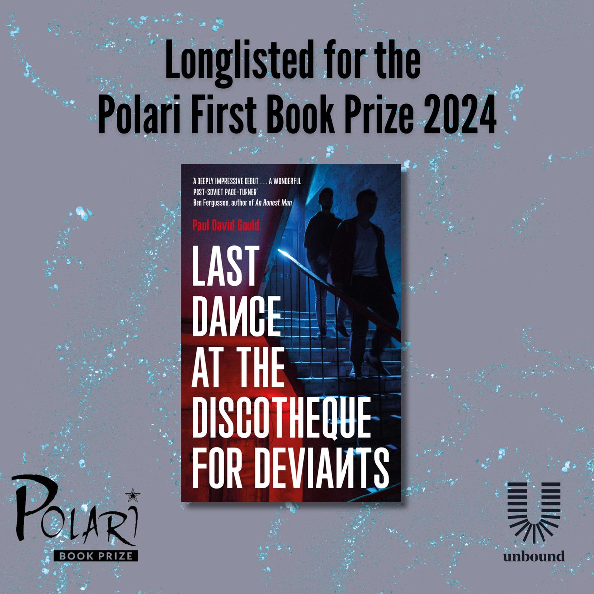 Unbound (@unboundsocials) on Twitter photo We're delighted to announce that Last Dance at the Discotheque for Deviants by has been longlisted for an award with <a href="/PolariPrize/">Polari Prize</a>!
Congratulations to <a href="/paul_d_gould/">Paul David Gould</a> and his sparkling debut ✨
unbound.com/books/last-dan… We're delighted to announce that Last Dance at the Discotheque for Deviants by has been longlisted for an award with <a href="/PolariPrize/">Polari Prize</a>!
Congratulations to <a href="/paul_d_gould/">Paul David Gould</a> and his sparkling debut ✨
unbound.com/books/last-dan…