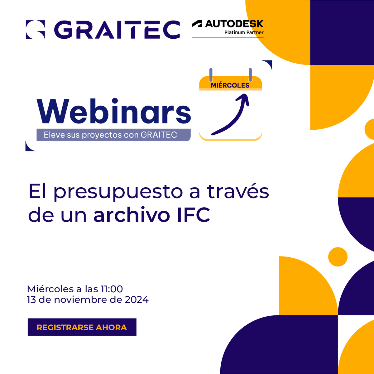 ¿Quiere optimizar su proceso de creación de presupuestos a partir de archivos IFC? 

Únase a nuestro próximo webinar "El presupuesto a través de un archivo IFC", donde profundizaremos en las ventajas de esta metodología en sus flujos de trabajo.

👉🏼 bit.ly/3UMcf5k
