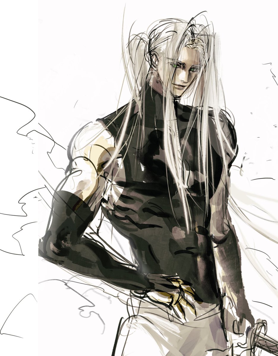 #ff7 #ffVII #FinalFantasyVII #Sephiroth #萨菲罗斯 #セフィロス 

Sephiroth wears men's sexiest clothes