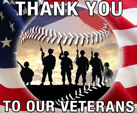 Thank you to our Veterans for serving our Country! Go Gators! 🐊⚾️🧢