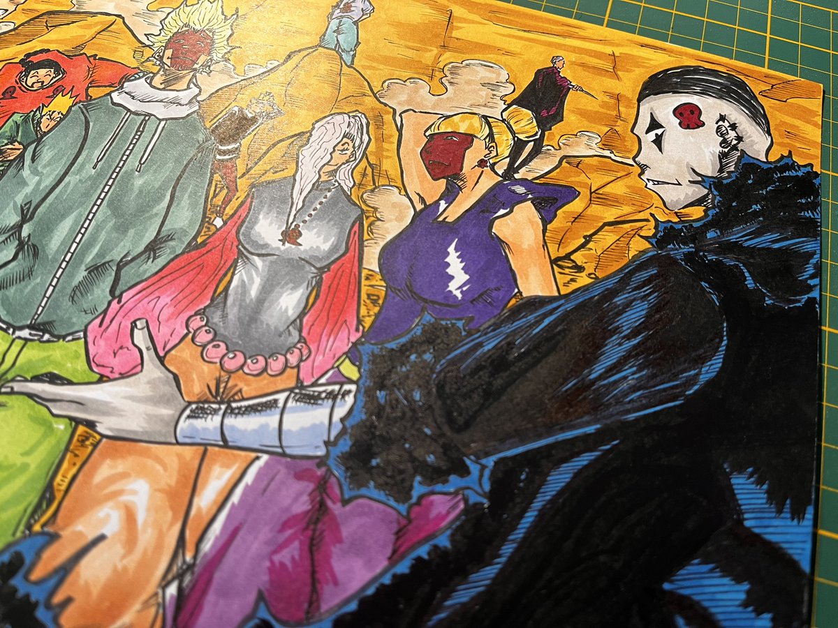 Ousmane35286010's tweet photo. PROJET OLD WILD HOOD

- The Desperados -

Bande de « méchants », comme on les aime…

#draw #drawing #illustration #manga #comics #doodle #ohuhumarkers #artwork #comicsproject #ink #characterdesign #art #artist https://t.co/gWRJA5I8m9