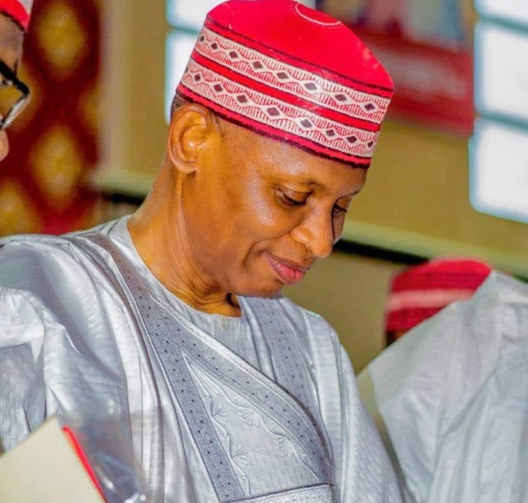 Abba Kabir Yusuf's benevolence in Kano shines bright, aiding the destitute. May Allah fulfill his noble intentions this Monday, honoring the Prophet's sanctity. Unite in prayer for blessings of generosity, kindness, unity, and prosperity.