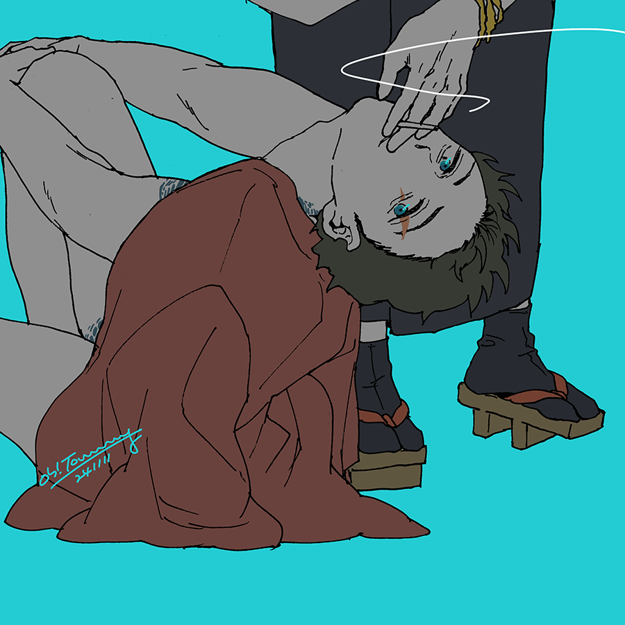 「893パロ父水 」|おおとみのイラスト