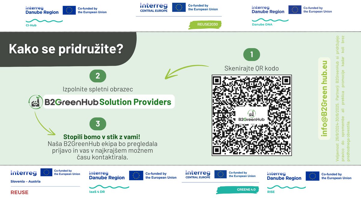 🌱#B2GreenHub invites technology solution and infrastructure providers, as well as sustainability and digitalization experts, to join us in transforming the industry into a green and sustainable future!
📲Link:lnkd.in/dAmdreJz