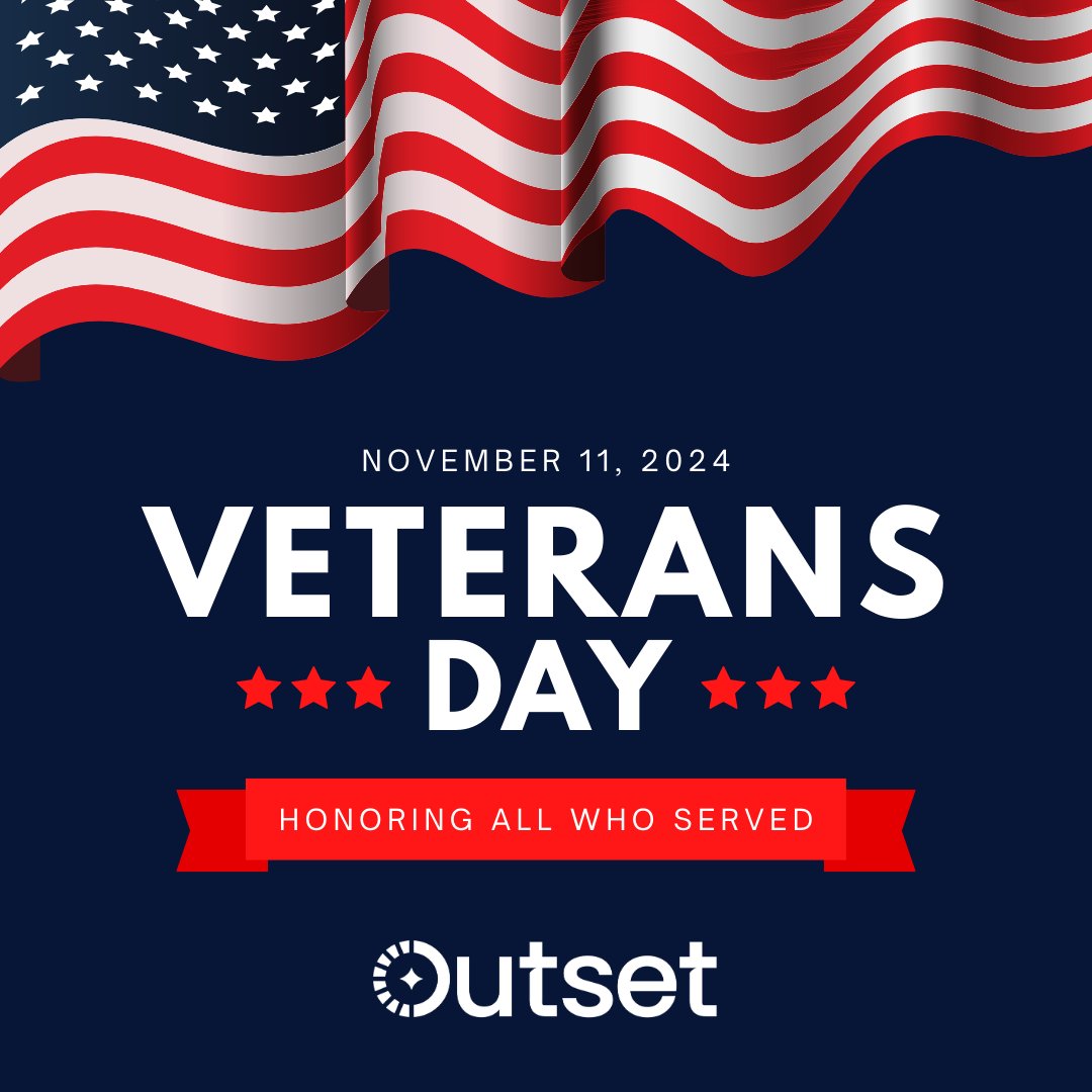 Happy Veteran's Day! We offer our respect and gratitude to all who served. We extend our thanks to every first responder willing to put themselves in harm's way.