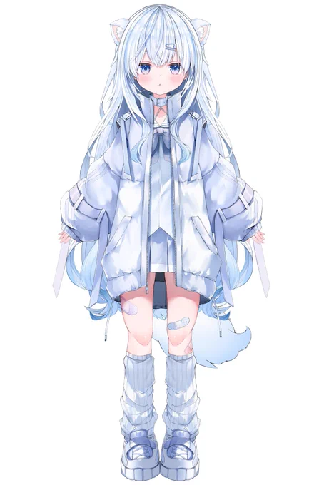 めろふぃにてぃ所属、銀埜ぽむ様( )のお姿担当させて頂きました!思い入れのある大事な大事な子です!よろしくお願いします! 