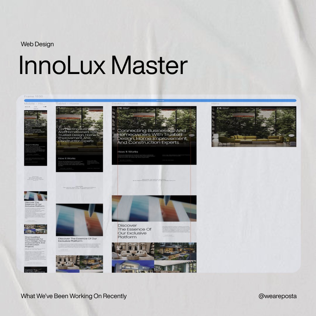 PostaStudio's tweet image. 📷 What we&apos;ve been working on recently? 
Elevating web designs, shaping strategic marketing plans, and crafting powerful branding! Let&apos;s create something amazing together!
 #PostaStudio #WebDesign #MarketingPlans #Branding