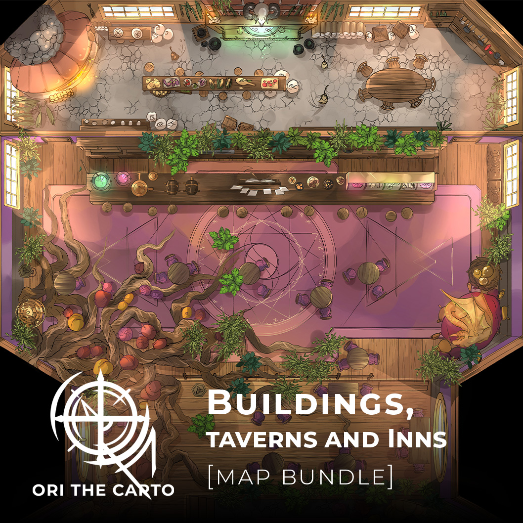 Ori_theCarto's tweet image. A reminder that you can get lots of my battle maps on @roll20app marketplace, now in 20% discounted bundles! #roll20 #VTT #battlemaps #TTRPG