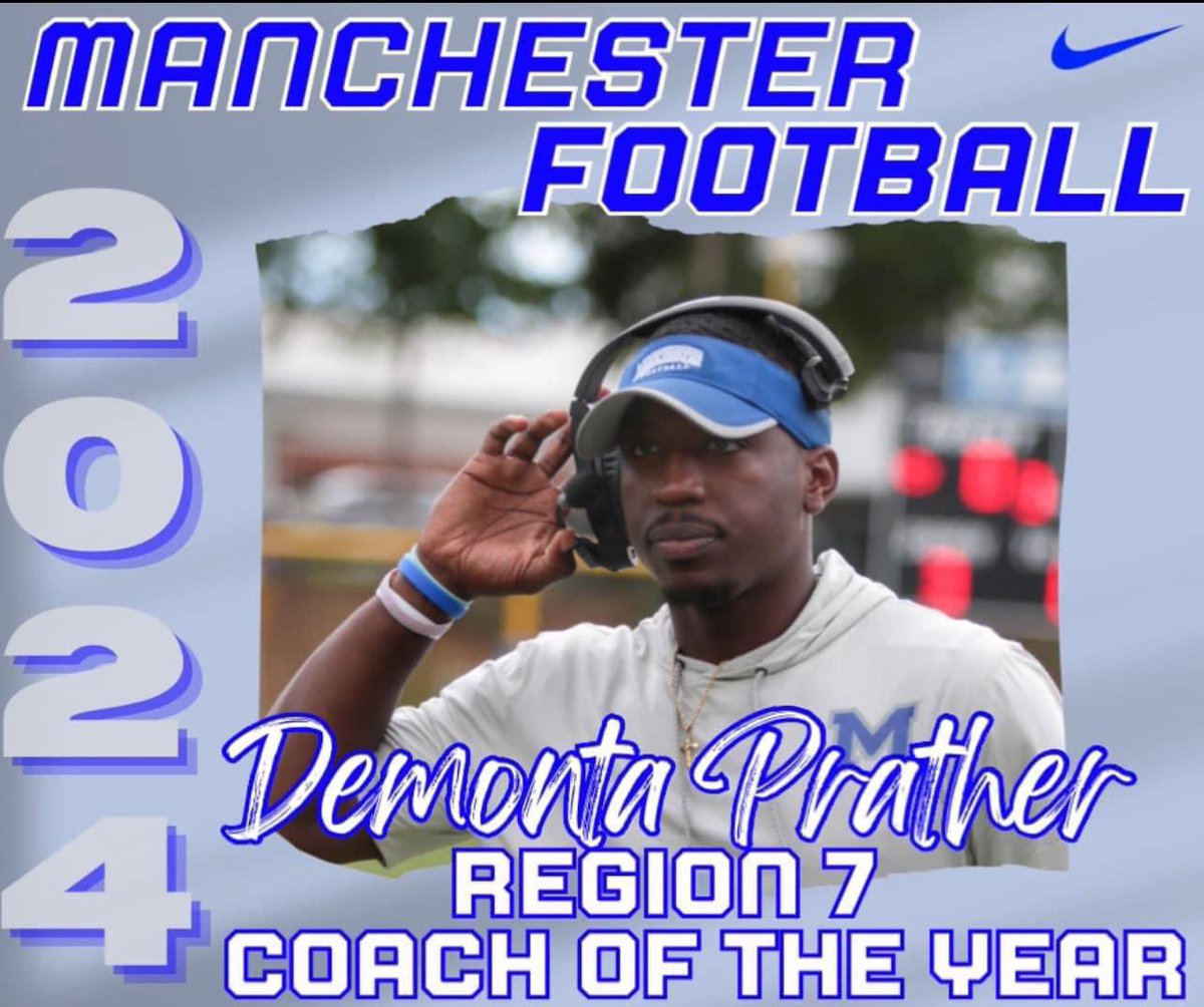 GeorgiaLocalSports (@478229sports) on Twitter photo Congratulations to Coach Demonta Prather Named as Region 7 Coach of the Year !!! Manchester Blue Devils Football!! <a href="/CoachPrather_27/">Demonta Prather, M.Ed.</a> <a href="/MHSBlueDevils21/">Manchester High School Football</a> <a href="/sportsguymarv/">Marvin L James II</a> <a href="/RecruitGeorgia/">Recruit Georgia</a> Congratulations to Coach Demonta Prather Named as Region 7 Coach of the Year !!! Manchester Blue Devils Football!! <a href="/CoachPrather_27/">Demonta Prather, M.Ed.</a> <a href="/MHSBlueDevils21/">Manchester High School Football</a> <a href="/sportsguymarv/">Marvin L James II</a> <a href="/RecruitGeorgia/">Recruit Georgia</a>