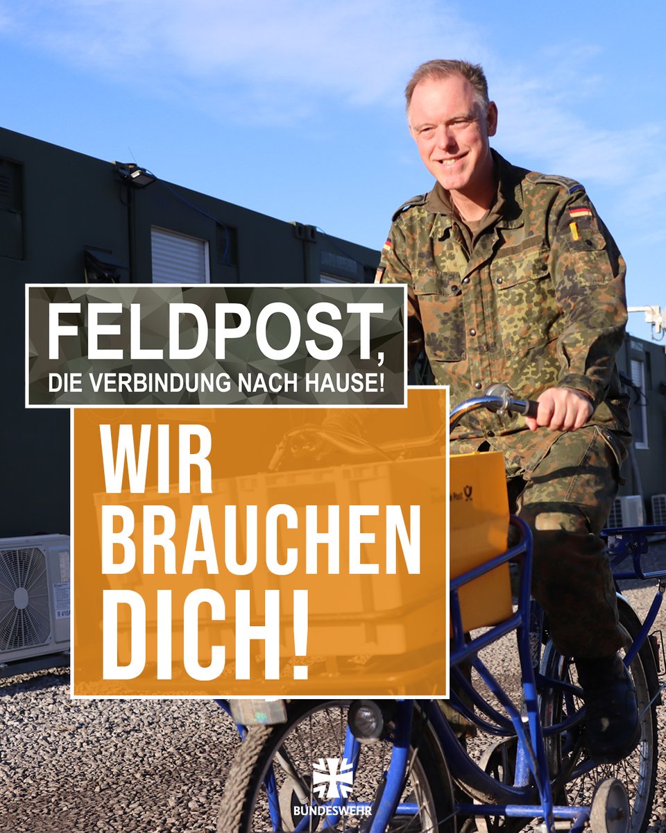 bundeswehrInfo's tweet image. Wann habt ihr eigentlich zuletzt eine #Karte oder einen #Brief geschrieben? Vielleicht aus dem Urlaub?
Folgende Idee: Schreibt doch einfach jetzt! Und zwar "an" unsere #Feldpost, als Teil einer echten Übung. Mehr zur Übung Blue Bison: bundeswehr.de/de/organisatio…