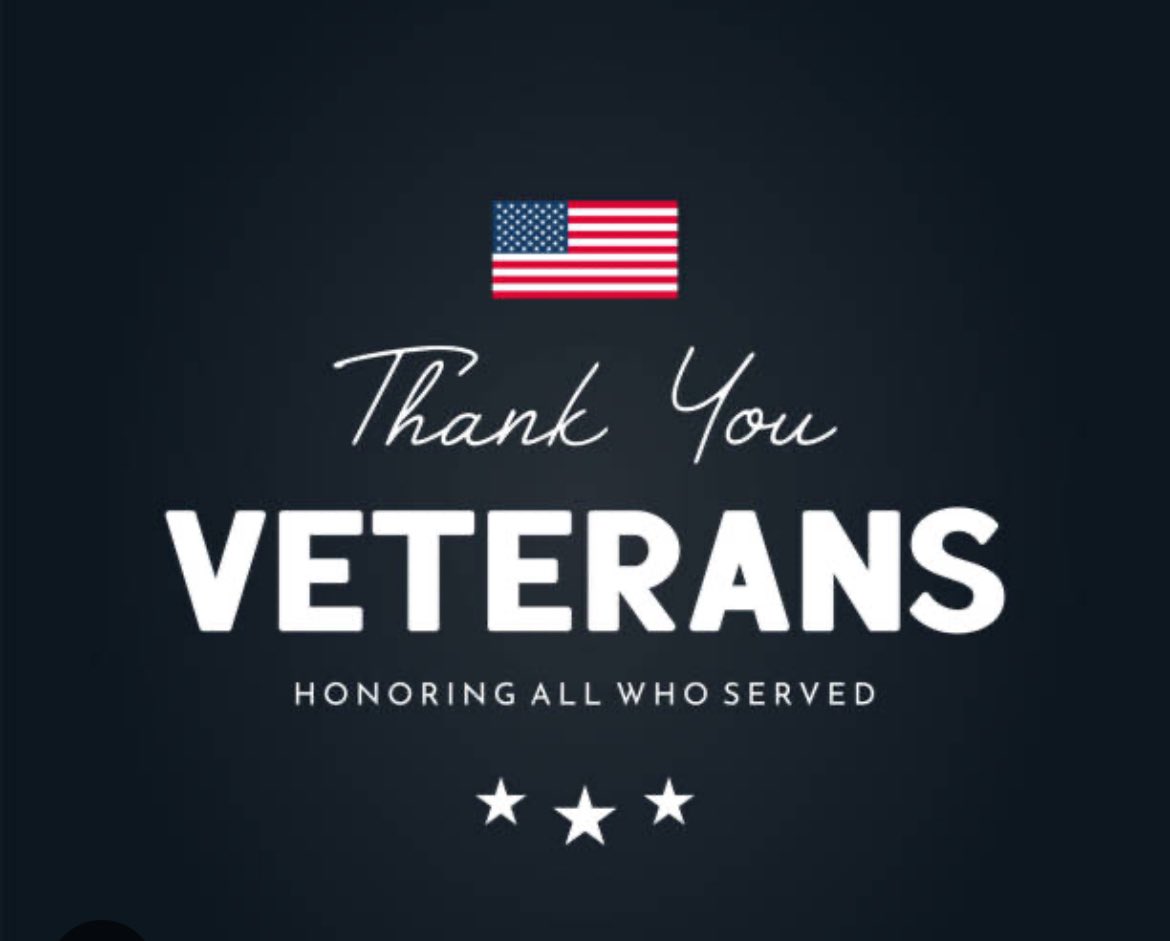 Thanking and honoring our veterans today and every day. #VeteransDay2024