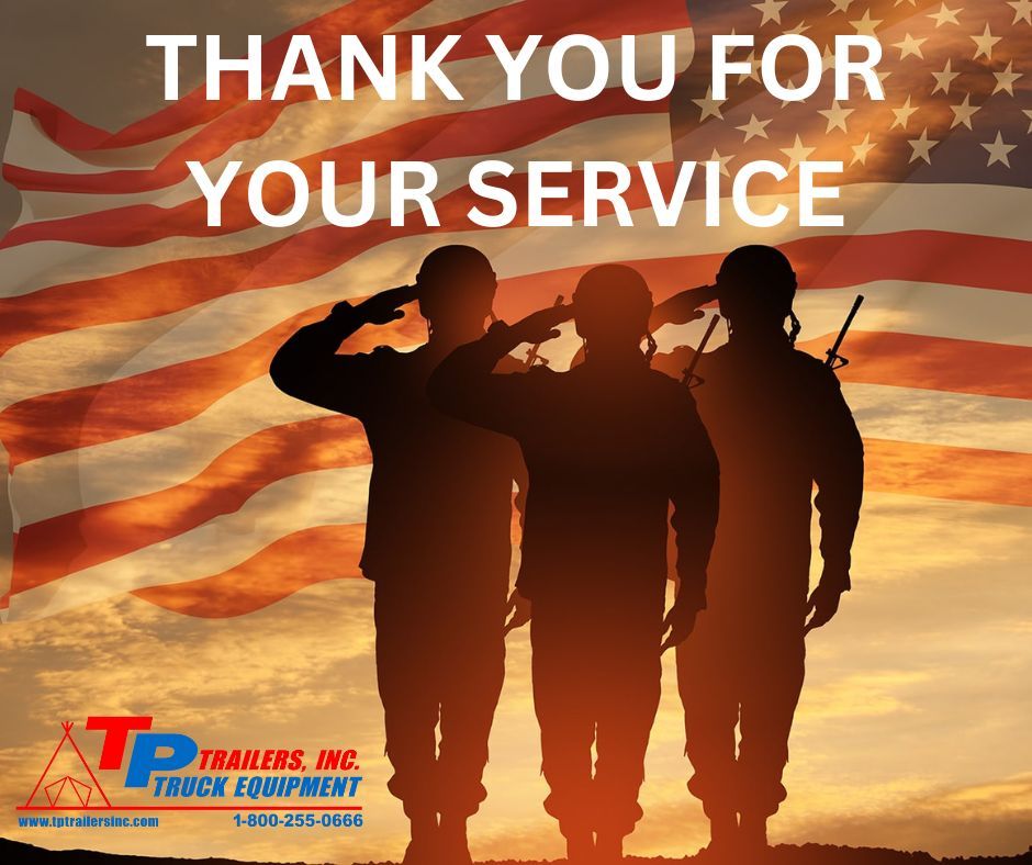 tptrucktrailer's tweet image. With respect, honor, and gratitude, thank you for your service.
🪖
#VeteransDay2024 #TPTrailers