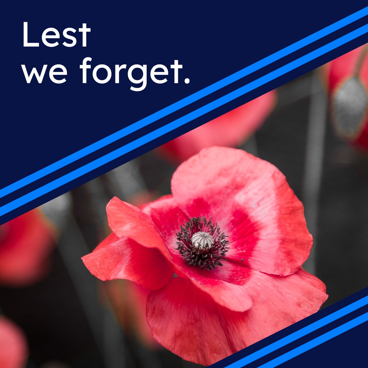 Today, we honour those who have served in any nation’s Armed Forces and those who continue to serve. Flags will be flown at half-mast, with a moment of silence at 11 a.m. across the terminals and a special service in the T1 Interfaith Chapel at 10:45 a.m. Poppies, wreaths &amp;