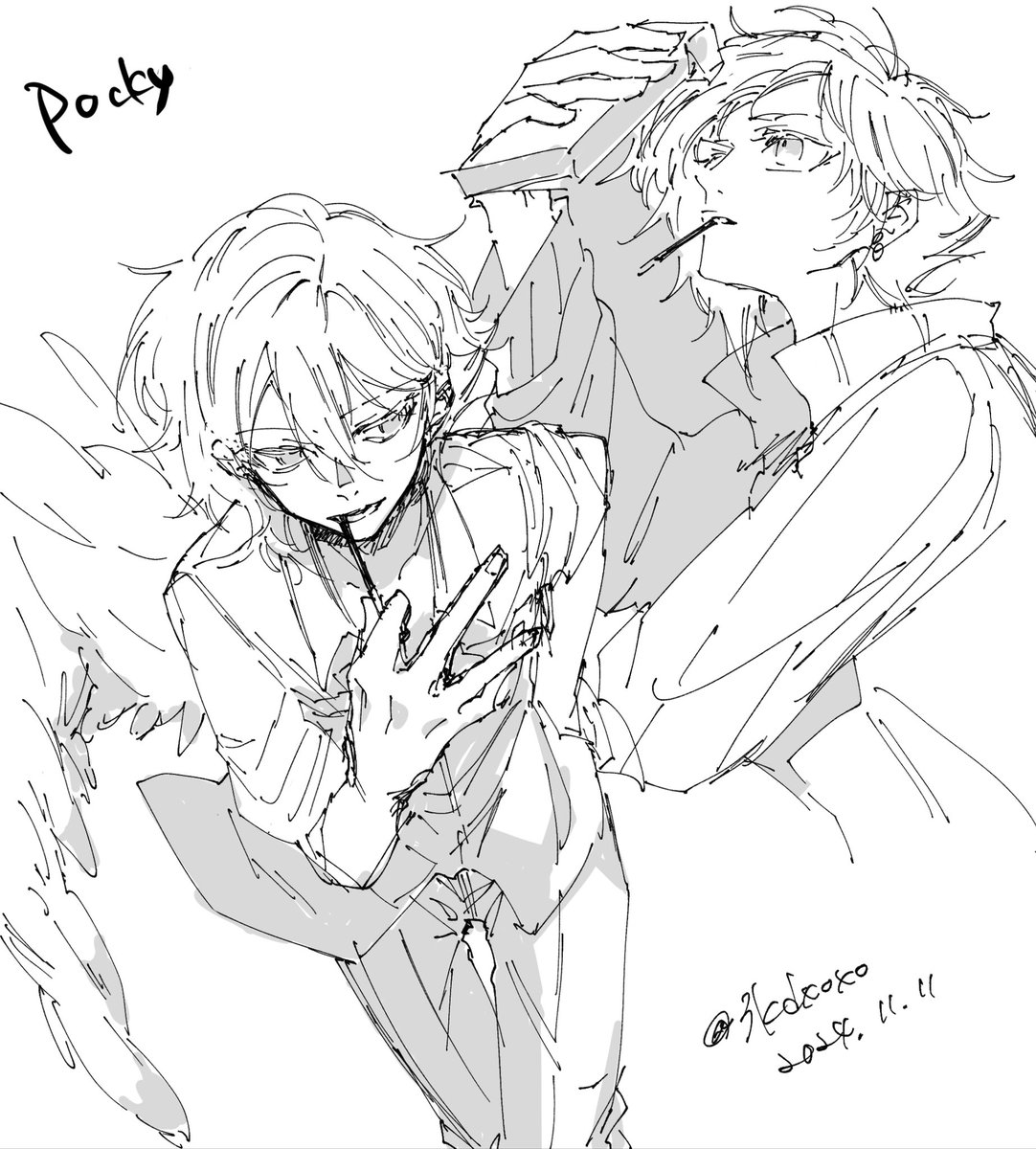 3kdxoxo's tweet photo. たまにはこういうの描くの楽しいなー。 https://t.co/ohRikCUh04