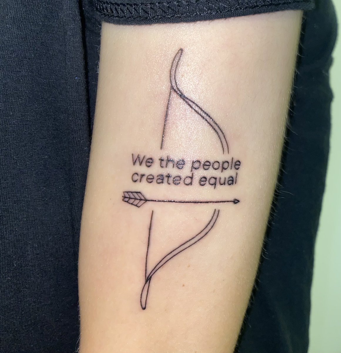 Got my first tattoo this week, of course it had to be my favourite <a href="/KaiserChiefs/">Kaiser Chiefs</a> song 🏹