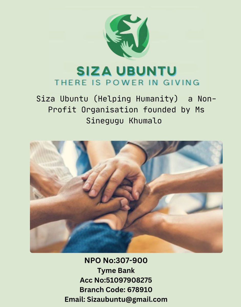 Our sister is doing the ground work lets support her any way we can .  <a href="/SneKhumaloSA/">Former Kleva Black🇿🇦 🇿🇦#FreeCongo#FreeSudan</a>  <a href="/SizaubuntuNPO/">SizaUbuntu NPO</a>