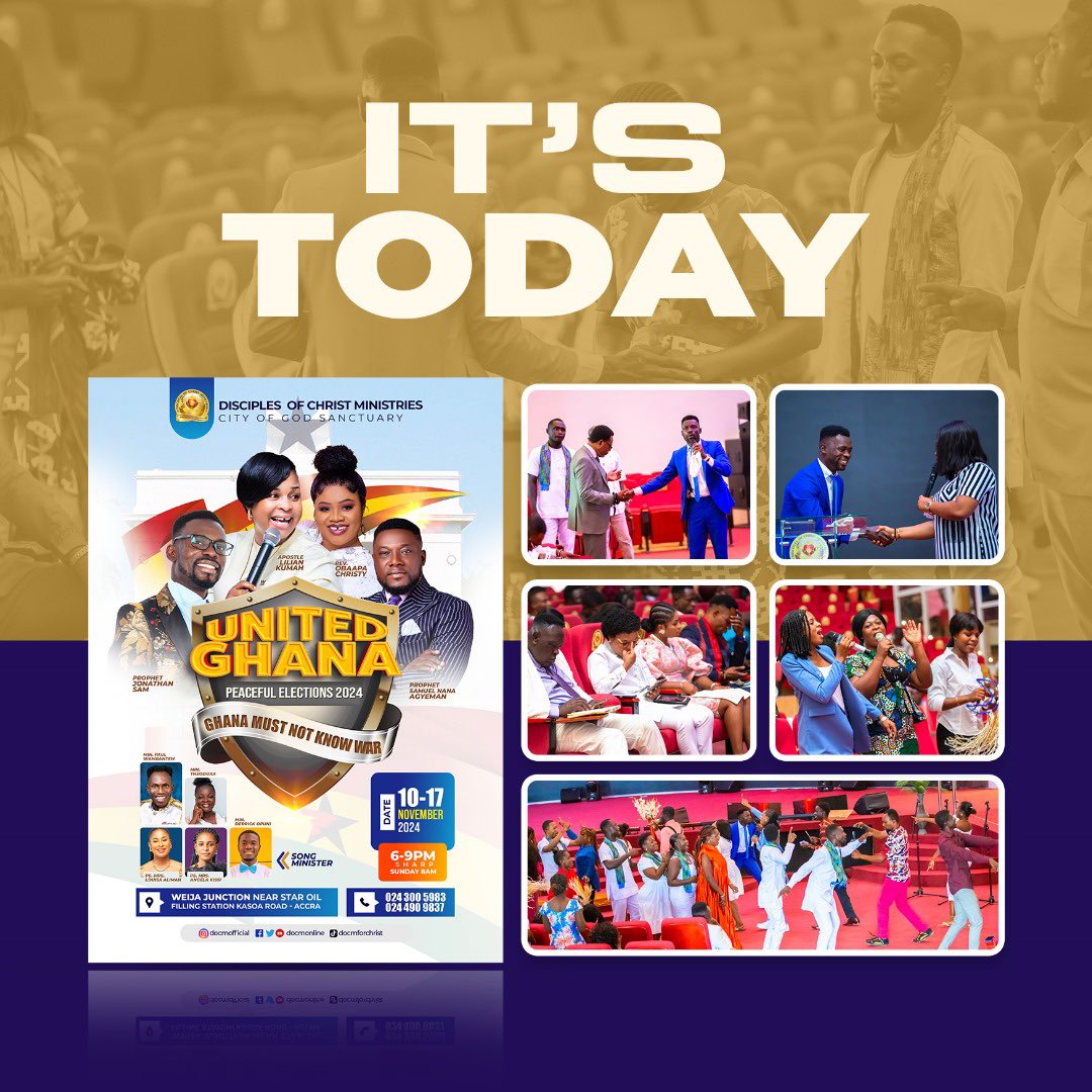 docmglobal's tweet photo. IT’S TODAYYYY🔥🔥🔥

Come let’s intercede for our mother Ghana 🔥
.
.
.
.
.
#AirIndia #Canada #IDontWantToOverreactBUT #Baltasar #BaltasarEngonga #BaltasarEngongawife #MainaAndKingangi #PAKvsAUS #ARIASARIANA #UPPCS_ROARO_ONESHIFT https://t.co/RJxd32tZEm