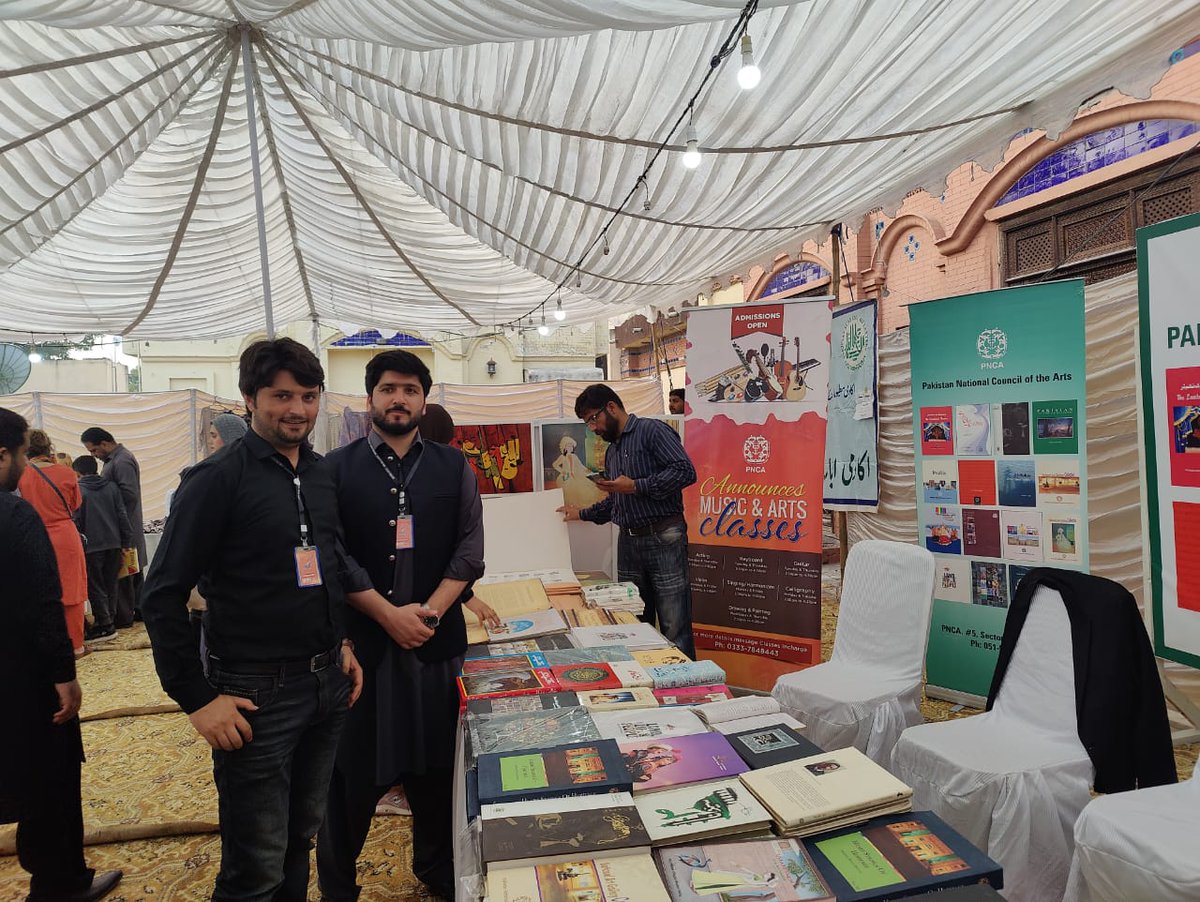 Fuel your imaginations in  PNCA's book haven at Lok Mela (Youth Pavilion) brilliantly organised at Lok Virsa, Islamabad.