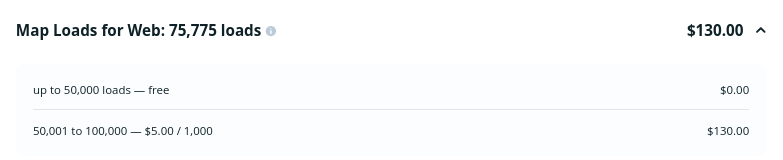 mau cerita random.

dulu gw pernah kena 2 juta ($130) dalam waktu sehari pas bikin visualisasi maps 🥲. hari itu ga expect kalo traffic web-nya bakal segede itu dan ngelebihin free limit nya (bukan DDOS). dan itu cuma kena di map loads doang,
