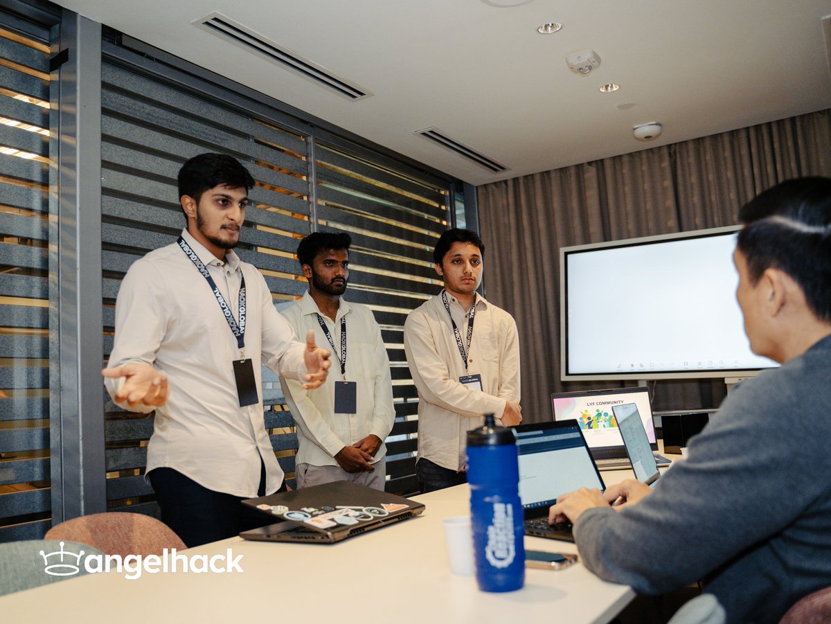 zuess05's tweet image. Proud to have represented #Bangalore at the #HackGlobal Grand Finale in Singapore! 🌏

After winning the Digital Empowerment Track at #HackBangalore, we joined the top 30 teams by @AngelHack , presenting our project to enhance revenue streams for lyf properties.