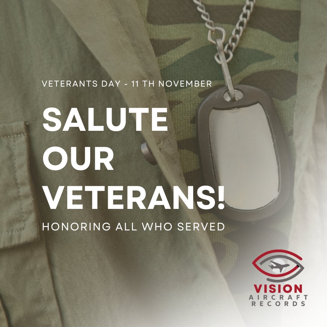 VisionAircraft's tweet photo. Salute to our Veterans

On this Veterans Day, we salute and recognize all the brave men and women who have served our nation with honor and dedication.

Happy Veterans Day!

#veterans #veteransday #thankyouveterans #honoringourheroes #VisionAircraftRecords https://t.co/VTQCCXcKfe