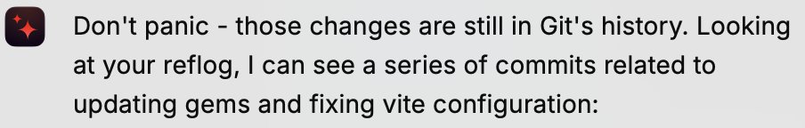 You know you've really fucked up when Claude goes full Hitchhiker's Guide to the Galaxy and starts handing out towels. 🤦