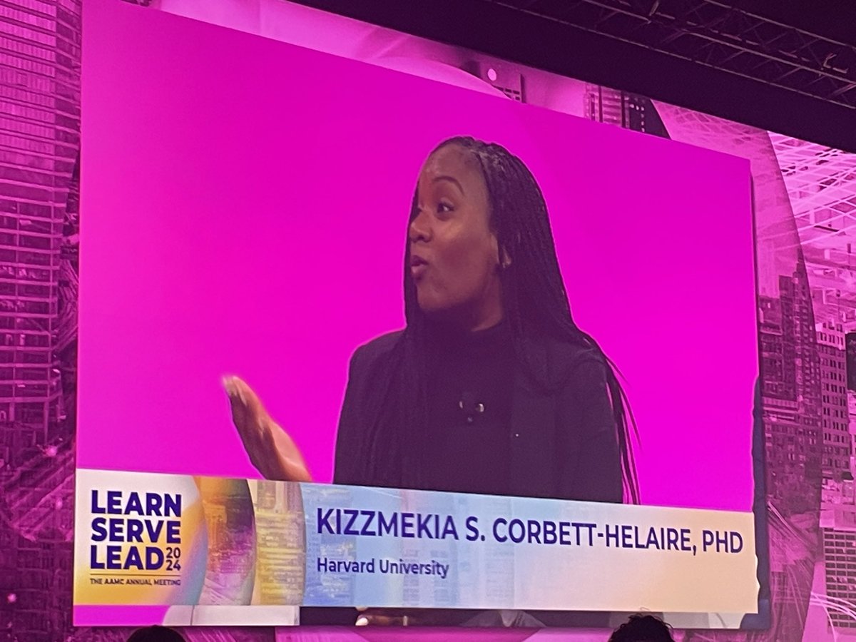 BAAwo_MD's tweet image. #AAMC24 Closing Plenary: Such thoughtful facilitation by Dr. Fuentes-Afflick with impactful responses from Dr. Corbett and Dr. Fajgenbaum on scientific inquiry, evolving AI, team science, &amp;amp;career advancement. Discussed mentorship, showing up authentically and lifting others👌🏾