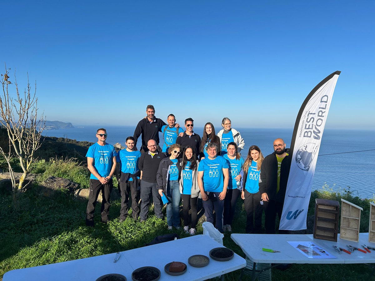 enagas's tweet photo. @FTheodora @GrupoSylvestris @cooperacion @ConfeAspace La II Semana de Voluntariado de #Enagás sigue recorriendo España. Estos días, más voluntarios y voluntarias siguen colaborando en actividades con #personas con #discapacidad y otros colectivos vulnerables o de cuidado de medioambiente en Bermeo, Madrid, Zamora, Cartagena y Huelva https://t.co/e0D2PhUSfk