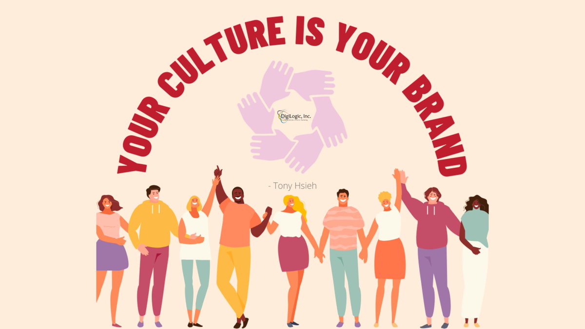 DigiLogicInc's tweet image. Your culture is your brand.’ - Tony Hsieh. Let your company’s values shine through every digital interaction. Need help aligning your culture with your brand? We’ve got you covered: bit.ly/3WOijvL #BrandCulture #DigitalMarketing