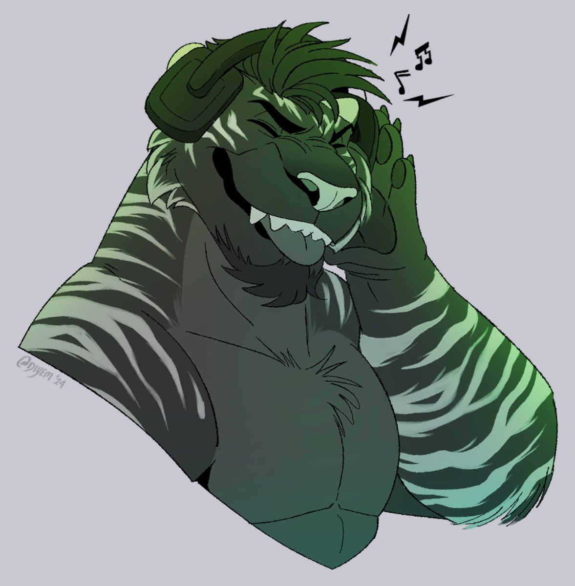 Look at all these handsome kitties I got to draw lately 🦁🐯✨