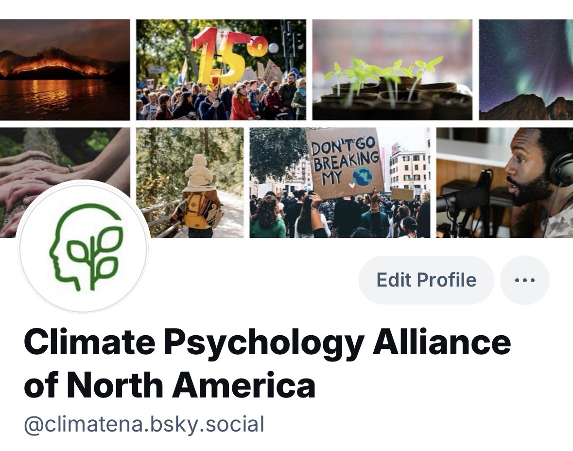 Climate Psychology Alliance of North America (@climatena) on Twitter photo Moving most activity to here: Moving most activity to here: