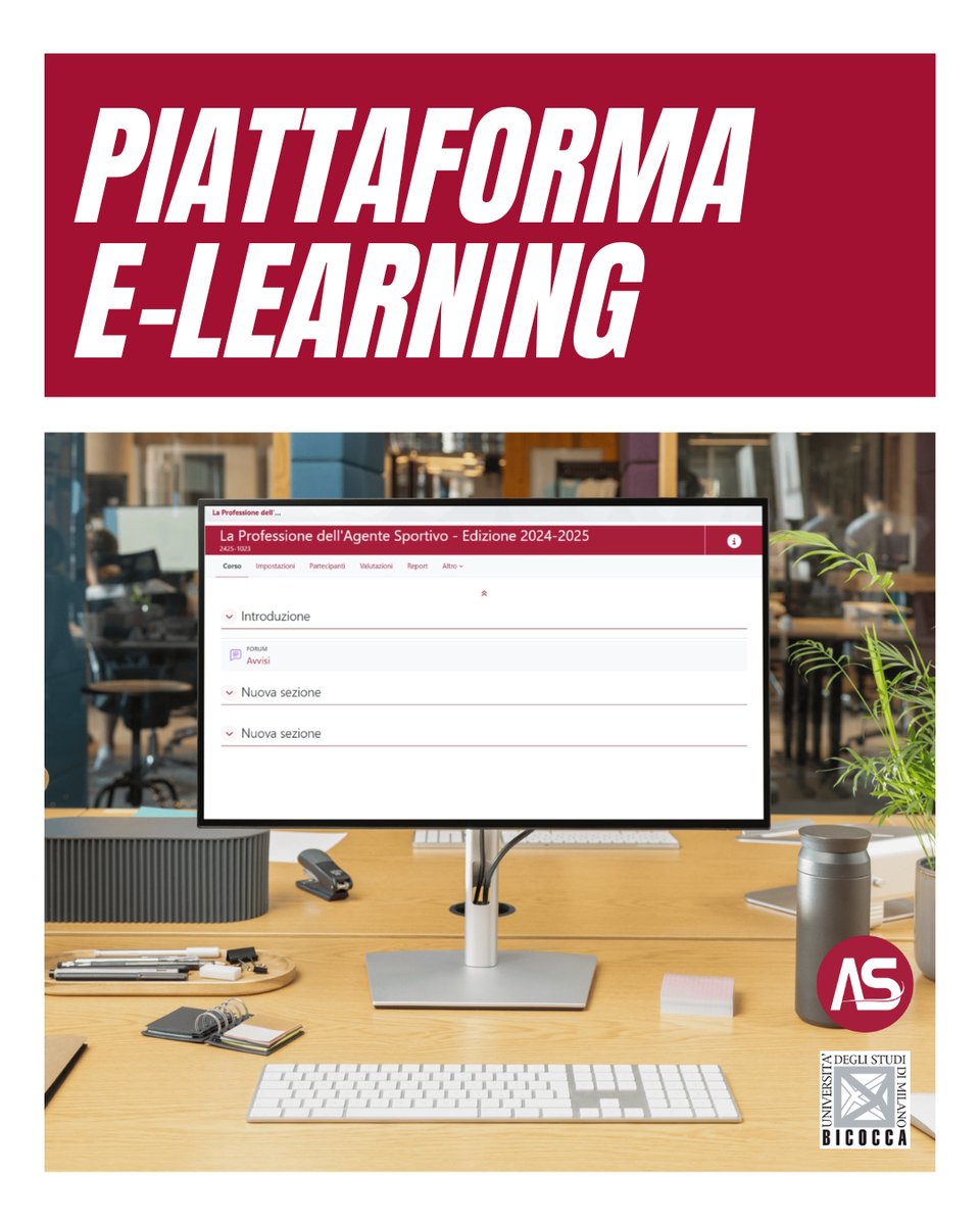 La Professione dell'Agente Sportivo (@agentesportivo) on Twitter photo I materiali a supporto della didattica saranno resi disponibili sulla piattaforma E-Learning del Corso.
Ogni informazione utile verrà comunicata entro l'inizio delle lezioni previsto per il 15 novembre.
<a href="/TizianaVettor/">Tiziana Vettor</a>
<a href="/unimib/">Università degli Studi di Milano-Bicocca</a>
#agentesportivo #sport #coni I materiali a supporto della didattica saranno resi disponibili sulla piattaforma E-Learning del Corso.
Ogni informazione utile verrà comunicata entro l'inizio delle lezioni previsto per il 15 novembre.
<a href="/TizianaVettor/">Tiziana Vettor</a>
<a href="/unimib/">Università degli Studi di Milano-Bicocca</a>
#agentesportivo #sport #coni