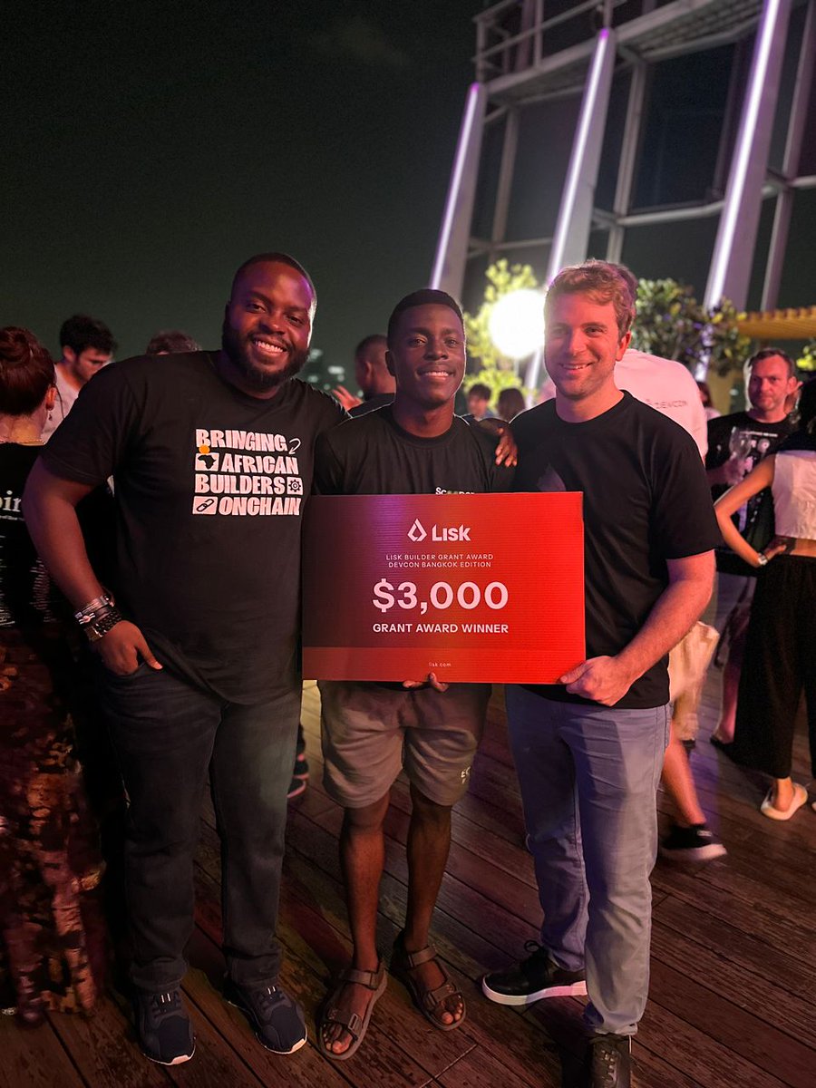 Warmest  congratulations to the <a href="/assetscooper/">Asset Scooper (beta)</a> team on winning the <a href="/LiskHQ/">Lisk</a> Builder Grant award, Devcon Bangkok Edition

let's keep building!!!!!!!!!🩷🩷🩷