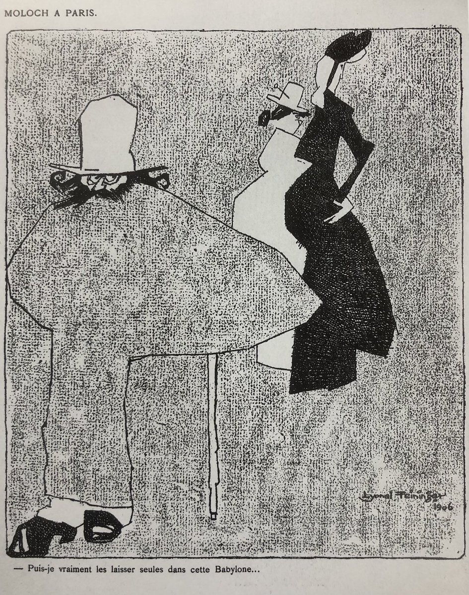 Lyonel Feininger, cartoons 