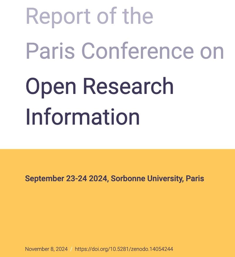 Barcelona Declaration on Open Research Information (@barcelonadori) on Twitter photo The report from Paris Conference on Open Research Information is now publicly available.
We invite organizations to get involved in the working groups that will take forward the actions on our new roadmap.
Read all about it here: 
barcelona-declaration.org/conference_202… The report from Paris Conference on Open Research Information is now publicly available.
We invite organizations to get involved in the working groups that will take forward the actions on our new roadmap.
Read all about it here: 
barcelona-declaration.org/conference_202…
