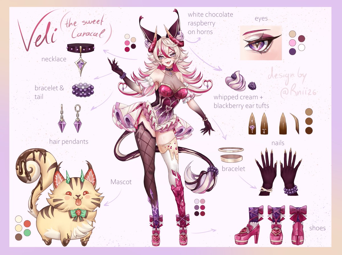 Veliful's tweet image. 🐱 Hello I'm Veli, the crystalline sweet caracal #ENVtuber! 🐱
Will you join me in creating the sweetest of #VTuber memories? 💗
🎨: #Veliful
🔞: #Velierotic
Design by @Rnii21_
Twitch: twitch.tv/velifuI