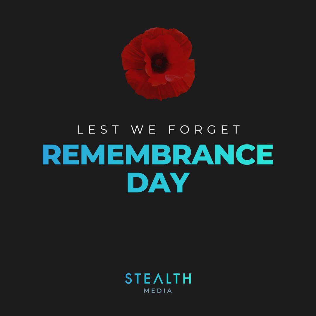 StealthMediaCo's tweet photo. Today, we remember and thank those who made sacrifices to make our country and our world a better place.

Lest we forget. 🌹

#StealthMedia #RemembranceDay https://t.co/MtFdvgY2BT
