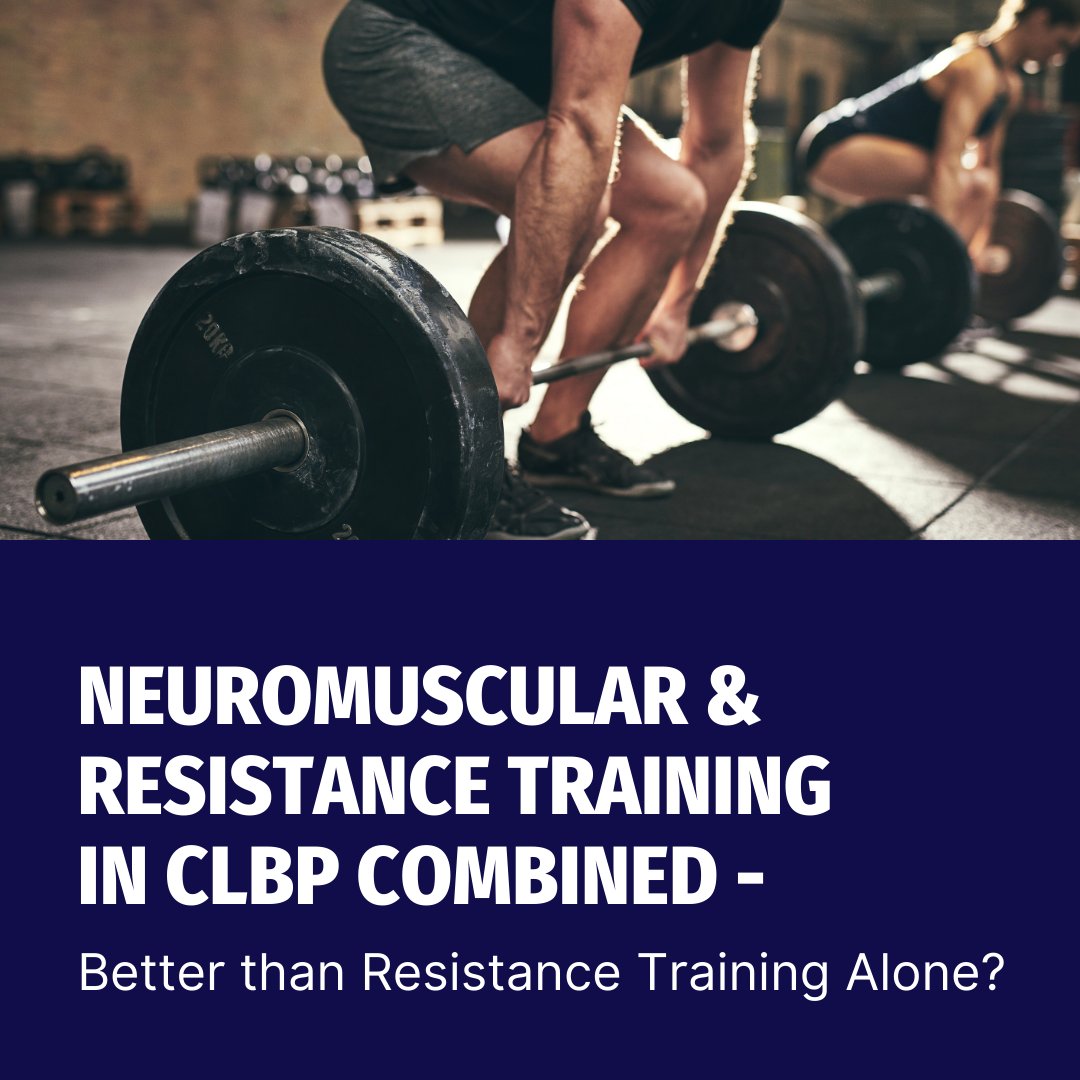 Physiotutors's tweet photo. 📊 A new study by Farragher et al. (2024) compared the effectiveness of resistance training alone vs. combined with neuromuscular training for CLBP.
✅ Learn more in the “Research Summaries”on our app!
🔗https://t.co/Xey3l6Aedv
#CLBP #lowbackpain #chronicpain #rehab #physio https://t.co/iieceJnWOW