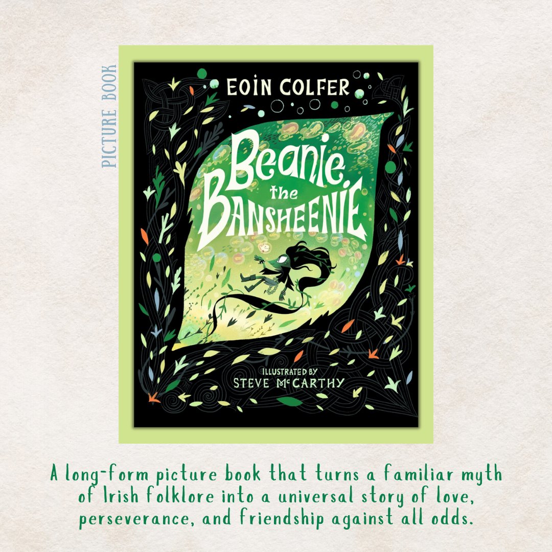 Candlewick's tweet image. Coming to you this week from Candlewick Press! 🍂📚🍁
1.Beanie the Bansheenie-By @EoinColfer, Illustrator Steve McCarthy
2.Mauntie and Me-By @rajanilarocca, Illustrator Nadia Alam
3.Eli and the Uncles-By Jehan Madhani, Illustrator Rashin Kheiriyeh
#BookBirthday #NovermberReleases
